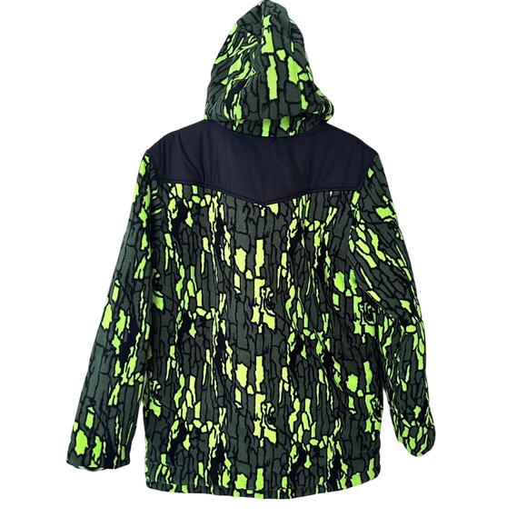 The North Face -Reversible Tree Back Camo 2T -Jacket Coat -Black/Green -Men's -M - Picture 4 of 4
